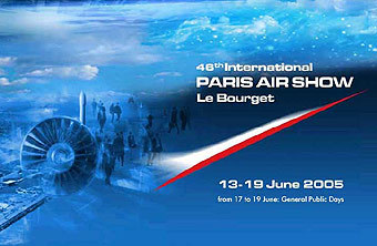 Рекламный плакат выставки Paris airshow 2005. Фото с официального сайта Рекламный плакат выставки Paris airshow 2005. Фото с официального сайта