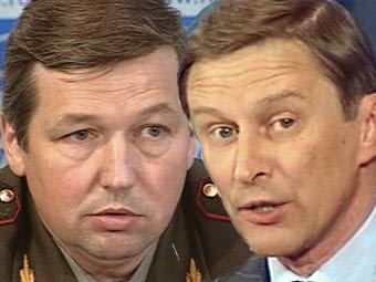 Александр Савенков (слева) и Сергей Иванов. Кадр НТВ Александр Савенков (слева) и Сергей Иванов. Кадр НТВ