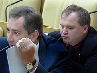 Дмитрий Рогозин и Иван Харченко, кадр НТВ Дмитрий Рогозин и Иван Харченко, кадр НТВ