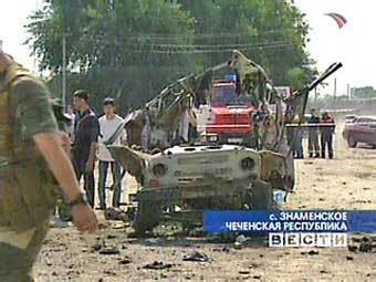 Последствия теракта в Знаменском, кадр телеканала "Россия" Последствия теракта в Знаменском, кадр телеканала "Россия"