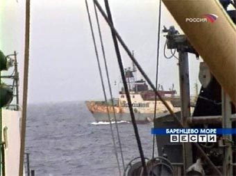 Съемки телеканала "Россия" из Баренцева моря Съемки телеканала "Россия" из Баренцева моря