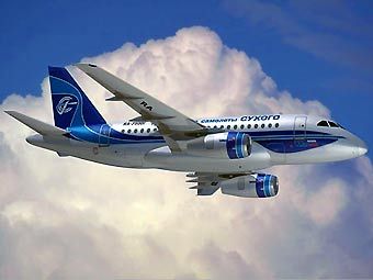 Макет самолета RRJ, фото с сайта avia.ru Макет самолета RRJ, фото с сайта avia.ru