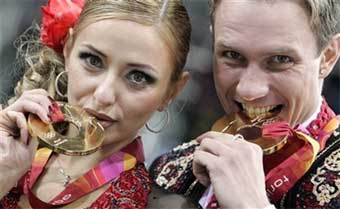 Татьяна Навка и Роман Костомаров. Фото AFP Татьяна Навка и Роман Костомаров. Фото AFP