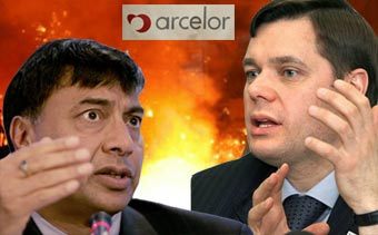 Лакшми Миттал (слева), Алексей Мордашов и логотип компании Arcelor. Коллаж Lenta.Ru Лакшми Миттал (слева), Алексей Мордашов и логотип компании Arcelor. Коллаж Lenta.Ru