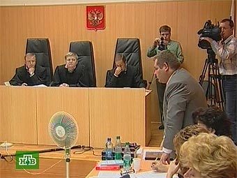 Заседание суда по делу Андрея Сычева. Кадр НТВ Заседание суда по делу Андрея Сычева. Кадр НТВ