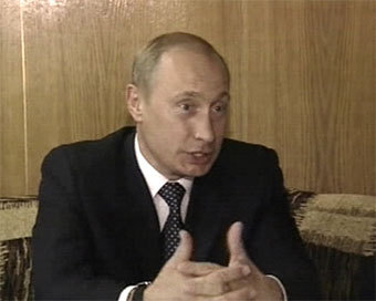 Владимир Путин. Кадр Первого канала, архив