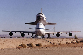 ����� �� ����� "������-747", ���� � ����� NASA
