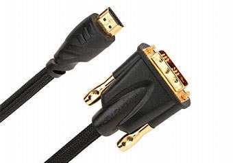 Штекеры HDMI (вверху) и DVI (внизу). Фото с сайта Circuitcity.com