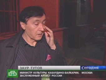 Потерпевший Заур Тутов. Кадр НТВ
