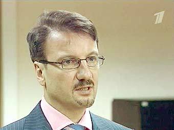 Герман Греф. Кадр "Первого канала"