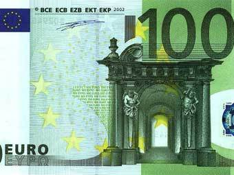 Часть банкноты достоинством в 100 евро. Фото с сайта monety.banknoty.p