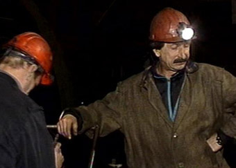 Шахтеры, кадр НТВ, архив