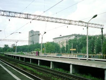 Платформа Маленковская. Фото с сайта www.transsib.ru
