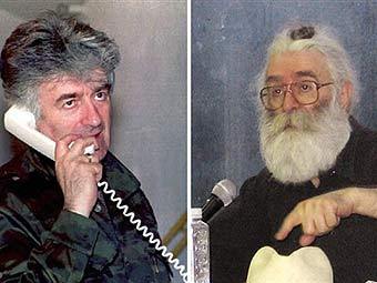 Радован Караджич в 1995 и 2008 году. Фотографии AFP