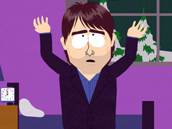 Том Круз в серии мультсериала South Park о сайентологах. Иллюстрация с сайта southparkstudios.com