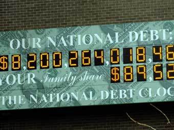 National Debt Clock.    ©AFP