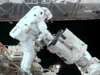 ������ ������� �� ����� �������� ������ � �������� ������. ���� NASA TV, ���������� &copy;AFP