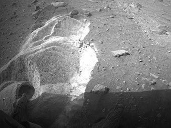 ����������� �����. ����� ����� ������������ ������ ��������� Spirit. ���� NASA/JPL