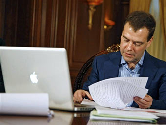 Дмитрий Медведев. Фото пресс-службы президента России 