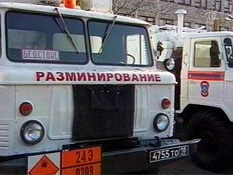 Передвижные саперные лаборатории. Кадр "Первого канала"