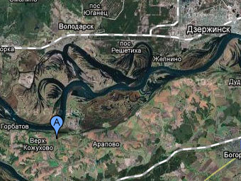 ����� ������������, ����������� � ����� Google Maps