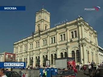 Ленинградский вокзал. Кадр телеканала "Россия"