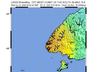 ����� ������ ������������� � ����� earthquake.usgs.gov
