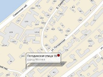 Район происшествия с сайта nakarte.ru