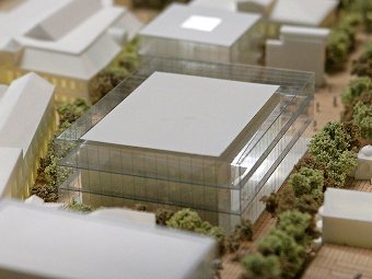 Часть макета музейного городка ГМИИ в проекте Нормана Фостера. Фото Ленты.ру