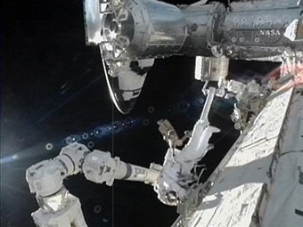 ���������� "���������" � �������� �������. ���� NASA TV, ���������� &copy;AFP, �����