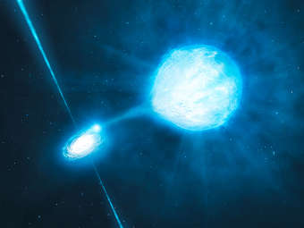 ������ ���� � ��������� NGC 300 � �� ������-"���������" ������� ���������. ����������� ESO