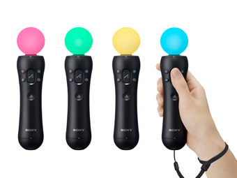 Контроллеры PlayStation Move. Фото пресс-службы Sony Computer Entertainment