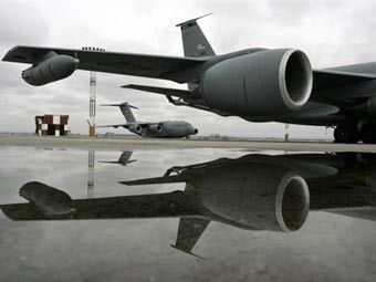 Авиабаза "Манас". Фото ©AFP