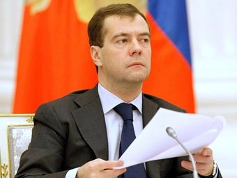 Дмитрий Медведев. Фото пресс-службы президента России 