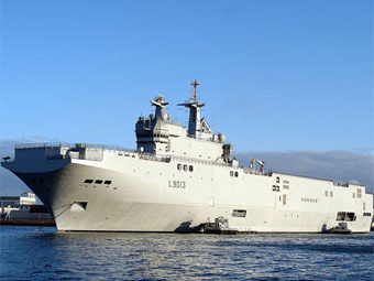 Вертолетоносец класса "Мистраль". Фото с сайта naval-technology.com