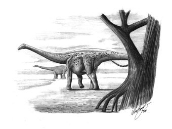 Magyarosaurus dacus. ����������� Mihai Dumbrava, liliensternus.deviantart.com