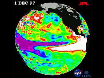 ������������� �����, �������������� ������ �� ���-����� � 1997 ����. ����������� NASA
