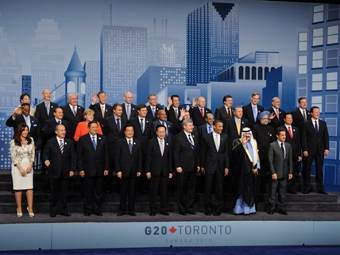 ��������� ������� G20 � �������. ���� &copy;AFP