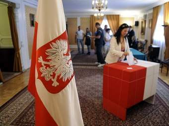 Избирательный участок в Польше. Фото ©AFP