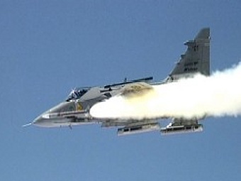 Испытательный пуск ракеты Meteor с борта истребителя Gripen. Фото с сайта bayern-chemie.com