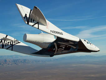 ������� SpaceShipTwo � ������. ���� � ����� virgingalactic.com