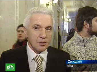 Владимир Литвин. Кадр телеканала НТВ
