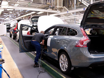 ������������ �������� Volvo � ������. ���� &copy;AFP