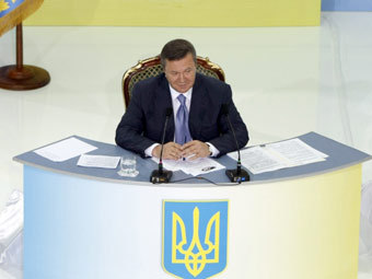 Виктор Янукович. Фото пресс-службы президента Украины
