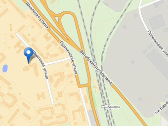 Район ДТП на карте. Изображение с сервиса maps.ya.ru