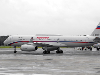 Президентский Ту-214. Фото с сайта russianplanes.net 