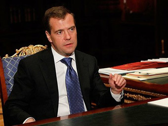 Дмитрий Медведев. Фото пресс-службы президента РФ