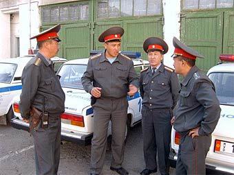 Киргизские милиционеры. Фото пресс-службы МВД Киргизии