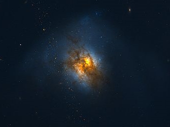 Arp 220. Фото NASAHubble