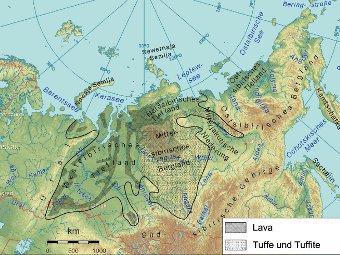 Сибирские траппы. Иллюстрация пользователя Jo Weber с сайта wikipedia.org